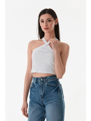 Basic Çapraz Askılı Bluz