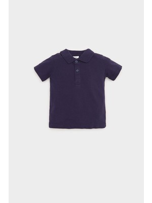 DeFacto Pike Kısa Kollu Polo Basic Düz Tişört Erkek Bebek B7007A525SM
