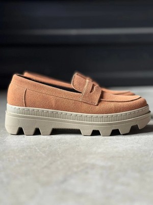 Belle Vista K&a Yüksek Taban Klasik Ayakkabı 779 Taba Süet