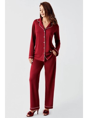 Perin Kadın Penye Pijama Takımı Biyeli (2'li)