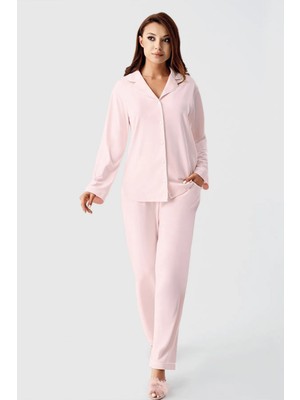 Perin Kadın Penye Pijama Takımı Biyeli (2'li)