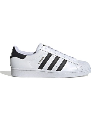 adidas EG4958 Superstar Erkek Sneaker Ayakkabı Beyaz Siyah