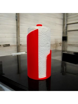 3D Baskı Şık Kağıt Havlu Standı Mutfak-Banyo