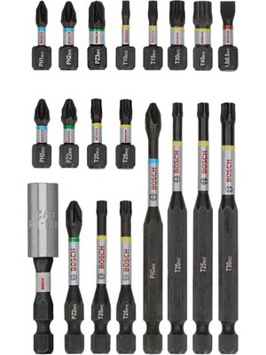 Bosch Pro Impact 20 Parça Vidalama Bits Uç Seti