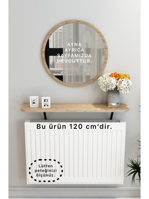 Talaş Tozum 120 cm Petek Üstü Tak Çıkar Raf-Dresuar Oval Kesim