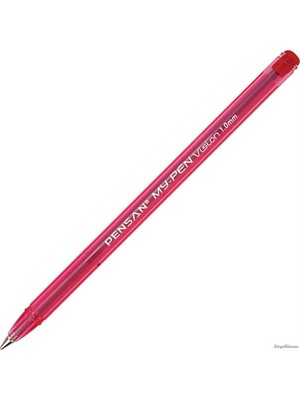 Pensan My-Pen Tükenmez Kalem Kırmızı - 5 Adet