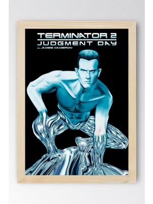 Terminator Çerçeveli Tablo - Terminatör Film Posteri Tablo