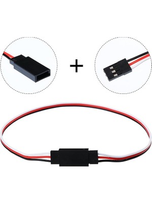 Rohs 3 Pinli Servo Uzatma Kablosu, Uzaktan Kumanda Parçaları Için Kablo Konnektörleri,