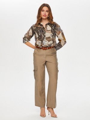 Faik Sönmez Yanları Kargo Cepli Comfort Fit Pantolon S25PNT021