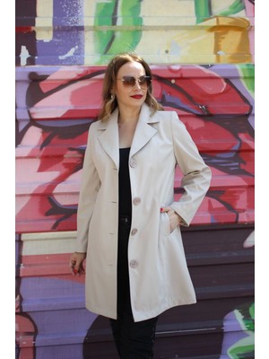 1670 Düğmeli Cep Detaylı Bondit Ceket