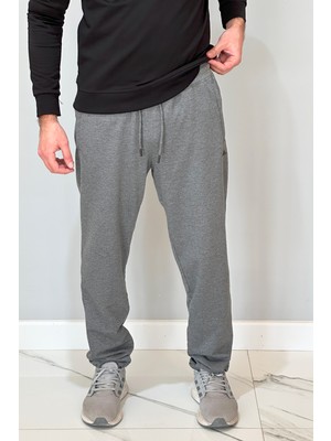 Paçası Düz Beli Lastikli 3 Cepli Erkek Eşofman Altı 24704 Antrasit