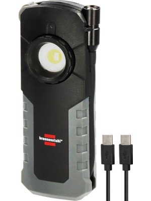 Brennenstuhl Profesyonel Serisi 1000+380 Lümen Mıknatıslı 12 Saat Kullnım Ip54 Lisanslı Teleskopik Hareketli Led El Feneri