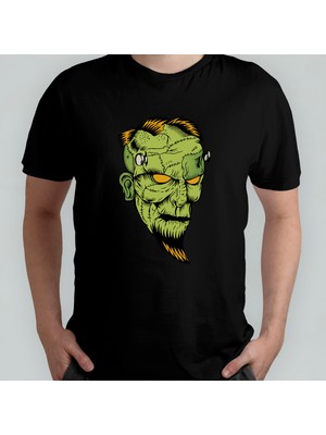 Pixxa Zombi Zombie Walking Dead %100 Pamuklu Bisiklet Yaka T-Shirt Model 2