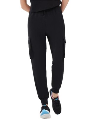 Skechers Micro Collection W Jogger Woven Pant S222169-001 Siyah Eşofman Altı