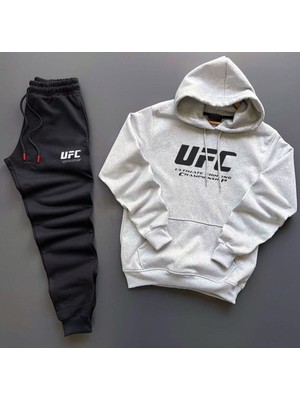 Yoho Sport Ufc Kanguru Sweatshirt Hoodie + Eşofman Kombin