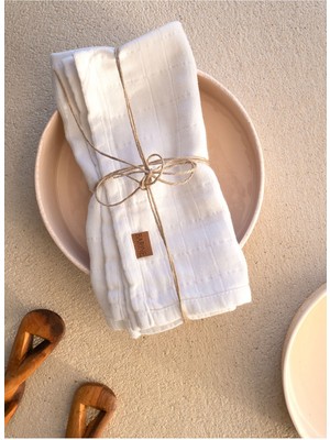 Barine Muslin Peçete Beyaz