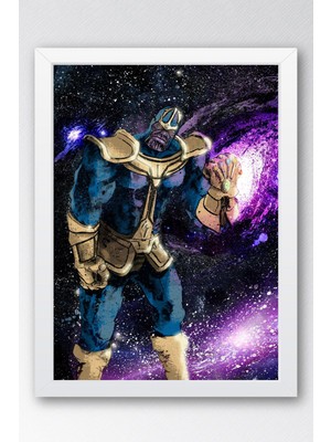 Thanos Çerçeveli Tablo - Marvel Film Posteri Tablo