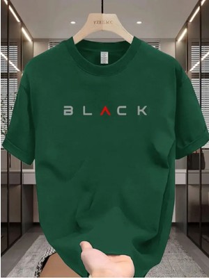 Yoho Sport Black Baskılı Özel Tasarım Unisex Tshirt