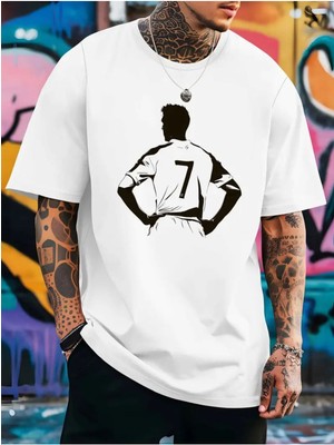 Yoho Sport Cr7  Tasarım Baskılı Özel Unisex Tshirt