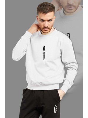 Erkek Dikey Oversize 0 Yaka Eşofman Takımı