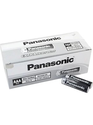 Panasonic Manganez İnce Kalem Aaa Pil 60'lı Paket