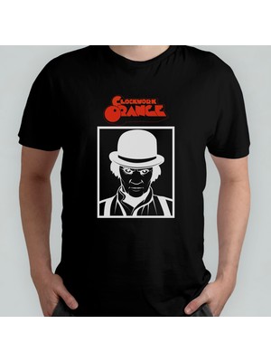 Pixxa A Clockwork Orange Stanley Kubrick %100 Pamuklu Bisiklet Yaka T-Shirt Model 1
