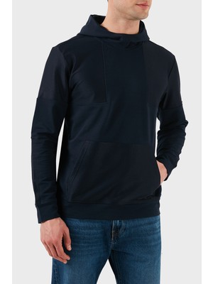 Paul & Shark Pamuklu Regular Fit Logo Detaylı Kapüşon Kanguru Cepli Sweat Erkek Sweat 24411912 013