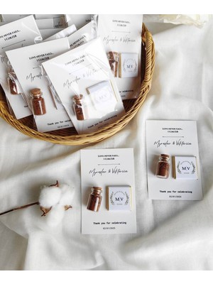 Söz Nişan Nikah Bebek Hediyelik Kartlı Kahve Çikolata Set (Jelatinpoşetli) 10 adet