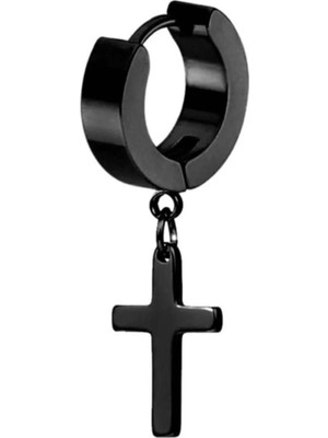 Takıconcept Sallantılı Haç Uzantılı Cerrahi Çelik Küpe