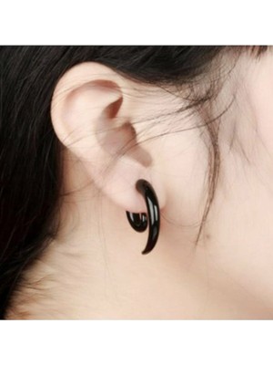 Takıconcept Çift Taraflı Boynuz Küpe Piercing