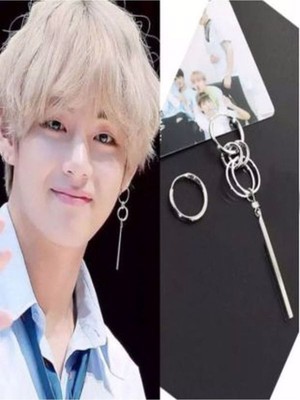 Takıconcept Kpop Bts Jimin Asimetrik 2'li Küpe