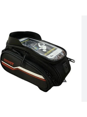 Tex XBYC-816 Kadro Üstü Çanta-Telefon Tutuculu - Siyah Kırmızı