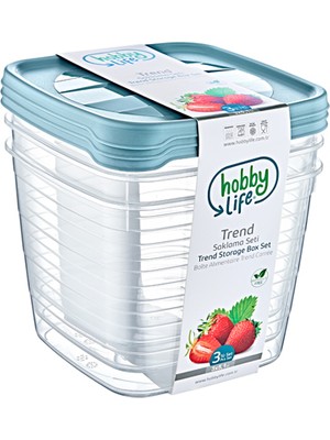 
trend Saklama Kabı Seti 3 x 5,1 L