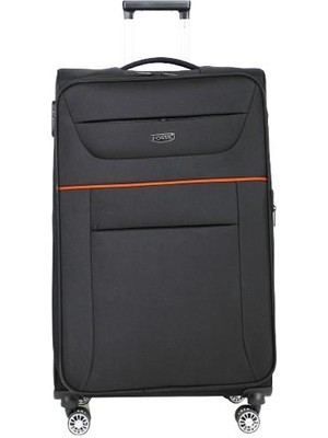 Fossil 2025 Ultra Light Kumaş Büyük Boy Valiz FSL012 Siyah