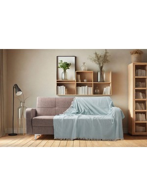 Pamuklu Kaymaz Koltuk Çekyat Örtüsü&koltuk Şalı 170X210