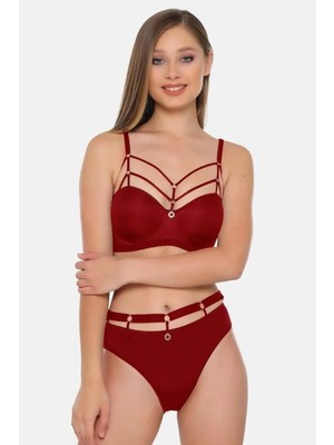 Le Jardin 5045 Içi Boş Telli Desteksiz Belenli Toparlayıcı Sabit Askılı Iç Çamaşır Takımı