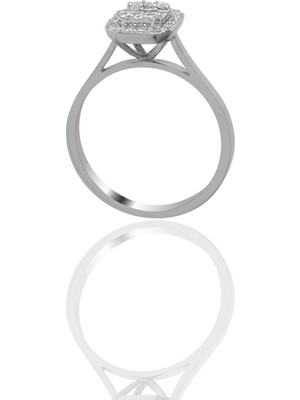 Baget 0,25 Karat Pırlanta Altın Yüzük