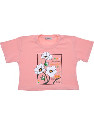 Crassi Kız Çocuk T-Shirt Happiness Baskılı