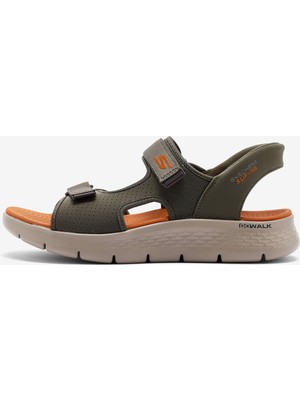 Skechers Go Walk Flex Sandal  -  Easy Entry Erkek Haki Sandalet 229210 Olv