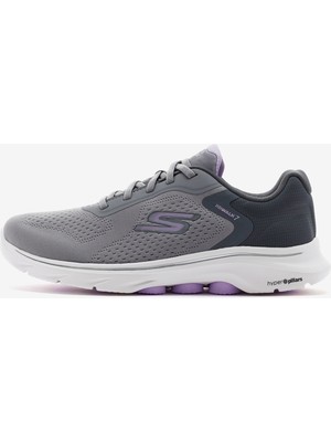 Skechers Go Walk 7  -  Cosmic Waves Kadın Gri Yürüyüş Ayakkabısı 125215 Gylv