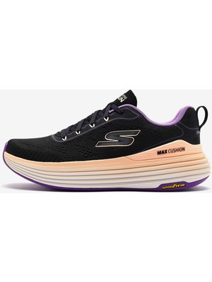 Skechers Max Cushioning Suspension - High Road Kadın Siyah Koşu Ayakkabısı 129265 Bkpr