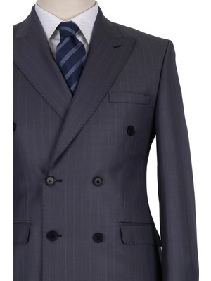 Blu 190'S Kruvaze Takım Elbise