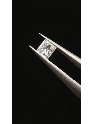 Aries Igsl Sertifikalı - 0.17 Ct 3.27x3.12 mm  H - Sı Princess Cut Natural Diamond