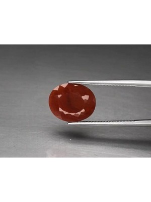 Aries 4.17 Ct 12.8x10.5 mm Oval Natural Orange Andesine, Africa