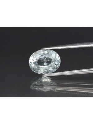 Aries 3.39 Ct 11.4x8.8 mm Oval Natural Unheated Greenish Blue Aquamarine, Brazil