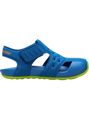 Skechers Side Wave 92330N-BLLM Mavi Sandalet