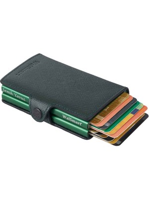 Walsmart Twin Safiano Akıllı Çift Mekanizmalı Cüzdan