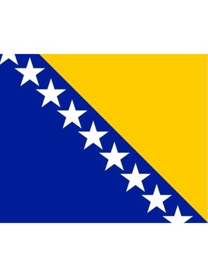 Uniquetrenders Bosna Hersek Bayrağı   (50x75 Cm)