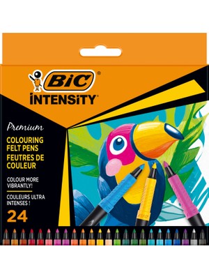 Bic İntensity Premium Keçeli Boya Kalemi 24 Renk