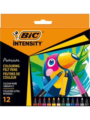 Bic İntensity Premium 12 Renkli Keçeli Kalem  977891